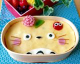 簡単♡オムライスで♡トトロキャラ弁作り方5写真