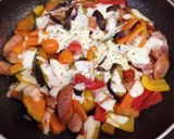 夏野菜たっぷりチーズ焼き作り方5写真