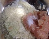 鶏挽肉で柔らか！鶏つくね風ピーマン肉詰め作り方2写真