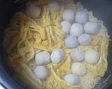さといもと油揚げと水菜の炊き込みごはん作り方3写真