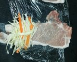 節約♪野菜でボリュームアップ肉巻き作り方4写真