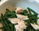 隠し味！インゲンとササミの酢みそ和え作り方4写真
