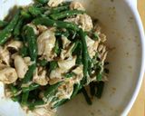 隠し味！インゲンとササミの酢みそ和え作り方5写真
