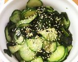 簡単 きゅうりとわかめの酢の物作り方4写真