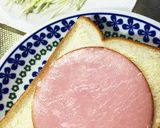 貝割れとハムのチーズトースト作り方1写真