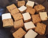 アスパラキャベツと厚揚げのマヨポン炒め作り方1写真
