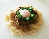 残り物で冷やし肉うどん作り方3写真