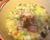 たっぷり野菜とレンズ豆の煮込み作り方2写真