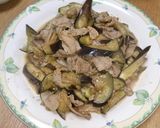 なすと豚肉の醤油味噌炒め♪作り方7写真