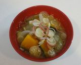 夏が来た☀茗荷と南瓜・玉ねぎのお味噌汁作り方5写真