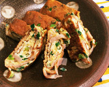 お弁当にも♡ハムと青ねぎの卵焼き作り方5写真