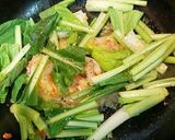 つくれぽレシピ!エビと小松菜の香草炒め作り方7写真