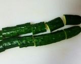辣汁青瓜(胡瓜の唐辛子入り酢の物)作り方1写真