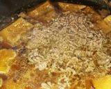 めんつゆ楽々♪かぼちゃと厚揚げの挽き肉煮作り方8写真