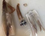 イカと胡瓜のキムチ和え作り方1写真