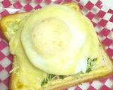 ガッツリ朝ご飯♫ハム卵マヨチートースト作り方9写真