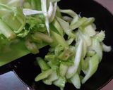 最速のオイスターソースのセロリ炒め作り方4写真