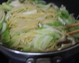 キャベツとエリンギアンチョビソースパスタ作り方7写真
