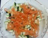 ＊夏野菜＊ズッキーニのオープンオムレツ作り方2写真