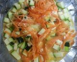 ＊夏野菜＊ズッキーニのオープンオムレツ作り方3写真