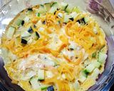 ＊夏野菜＊ズッキーニのオープンオムレツ作り方4写真