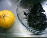 ｗひじきと甘夏の中華和え♪作り方1写真