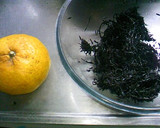 ｗひじきと甘夏の中華和え♪作り方1写真