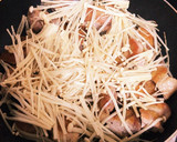 えのきと鶏肉のバター醤油炒め作り方4写真
