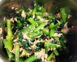 小松菜・シーチキンのポン酢和え☆作り方3写真