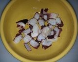 タコと刺身こんにゃくのぴりっと酢味噌和え作り方1写真