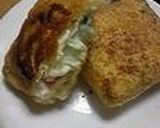 油揚げのポテトサラダ詰め 焼き作り方6写真