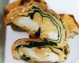 綺麗に巻ける大葉入り厚焼き卵作り方6写真