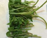 ルッコラと温泉卵☆胡麻ドレ豆腐サラダ作り方2写真