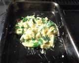 カニカマ入りニラ玉のせ塩ラーメン作り方3写真