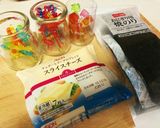 お弁当のアクセントに。*チーズ海苔*作り方1写真
