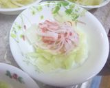 キャベツとカニかまの味噌ドレがけ作り方3写真