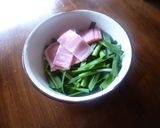 にら玉ベーコン♪作り方1写真