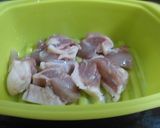レンジで簡単！！蒸し鶏の山椒ソース作り方1写真