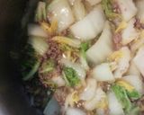 時短です。挽き肉と白菜のおかず作り方4写真