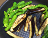 茄子とししとうの少しの油でみそ炒め作り方4写真