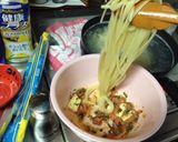 海苔佃煮と明太子のパスタ作り方4写真