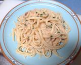 海苔佃煮と明太子のパスタ作り方5写真