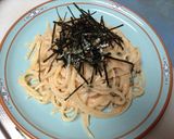 海苔佃煮と明太子のパスタ作り方6写真