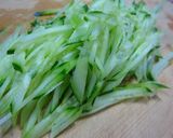 冷やし中華風ぶっかけ塩ラーメン!!作り方3写真