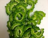 レンチンで出来る♫ゴーヤのチーズ焼き作り方1写真