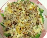 レンチンで出来る♫ゴーヤのチーズ焼き作り方5写真