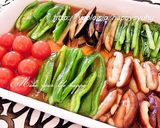 めんつゆdeナスとピーマン☆焼きびたし作り方5写真