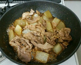 ☆豚肉&大根だけ！簡単甘辛炒め☆作り方4写真