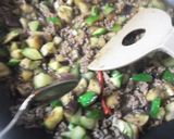 夏野菜入り坦々丼作り方7写真