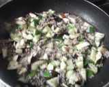 夏野菜入り坦々丼作り方6写真